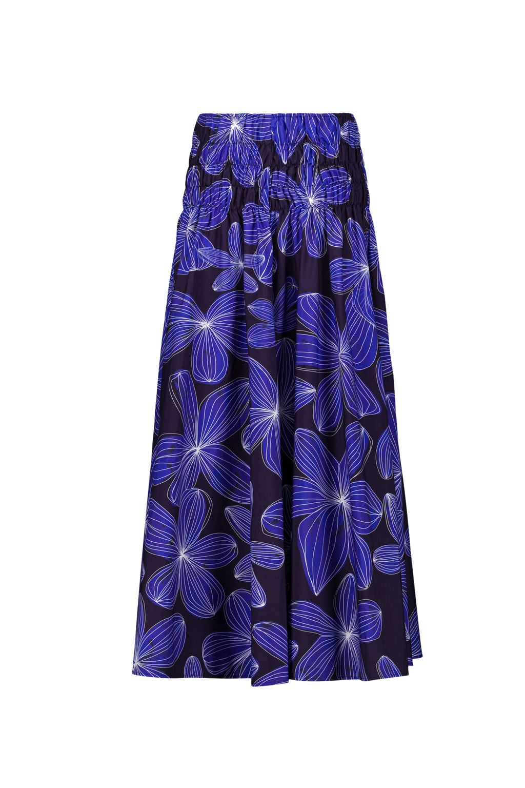 Jupe Fleurs Bleu