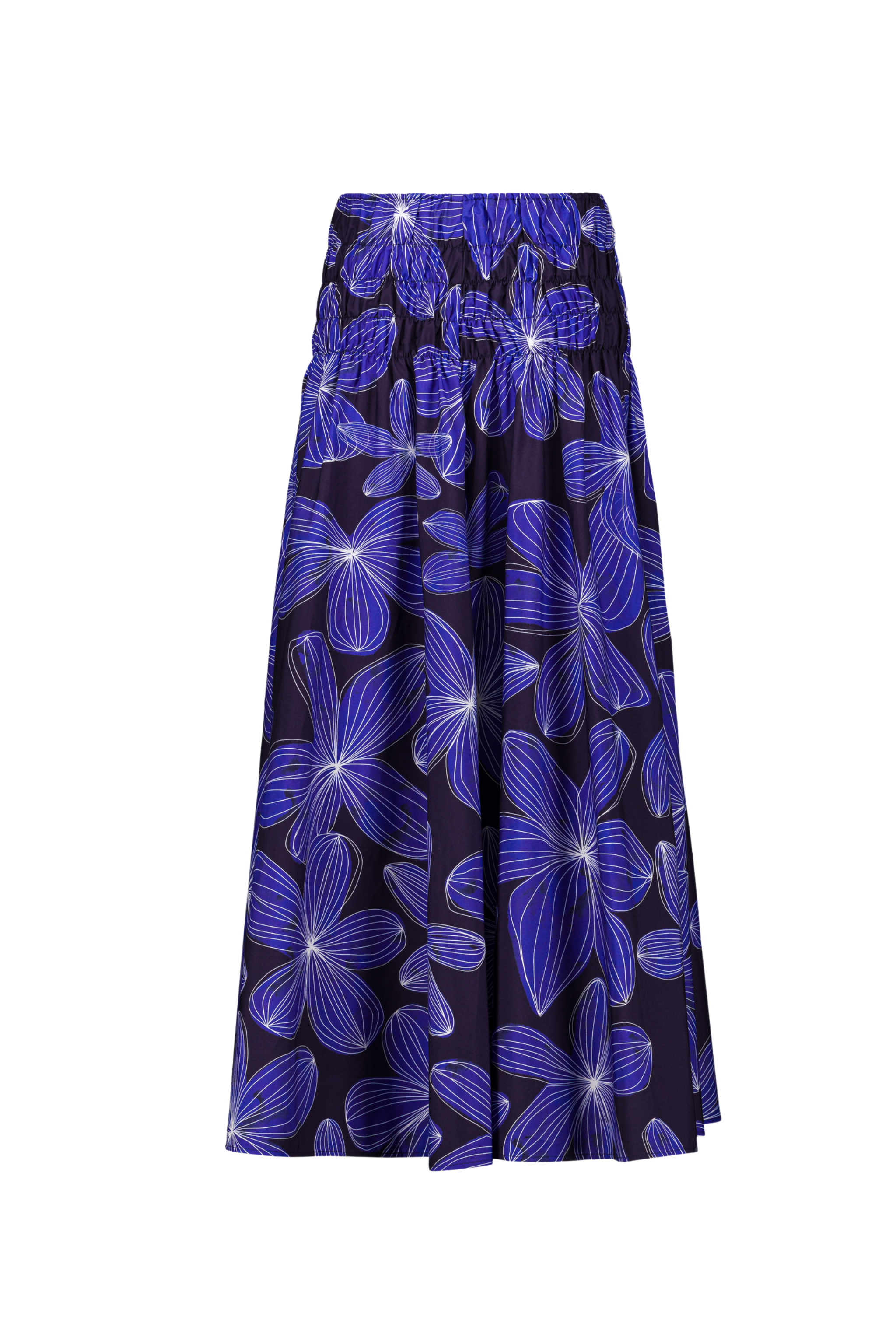 Jupe Fleurs Bleu
