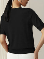 T-shirt en jersey manches courtes