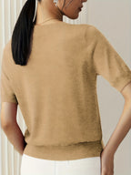 T-shirt en jersey manches courtes