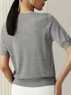 T-shirt en jersey manches courtes