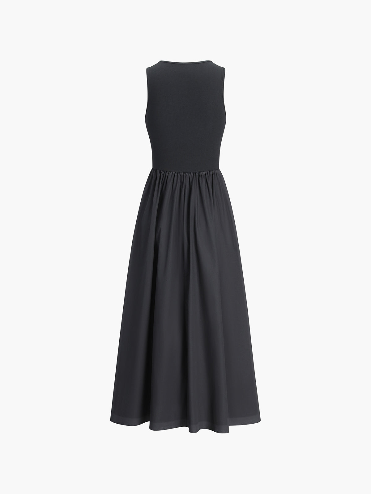 Robe Longue Décontractée Col Rond