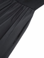Robe Longue Décontractée Col Rond