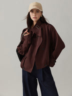Trench-coat ample de style vintage