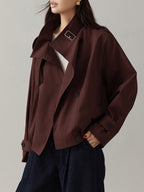 Trench-coat ample de style vintage