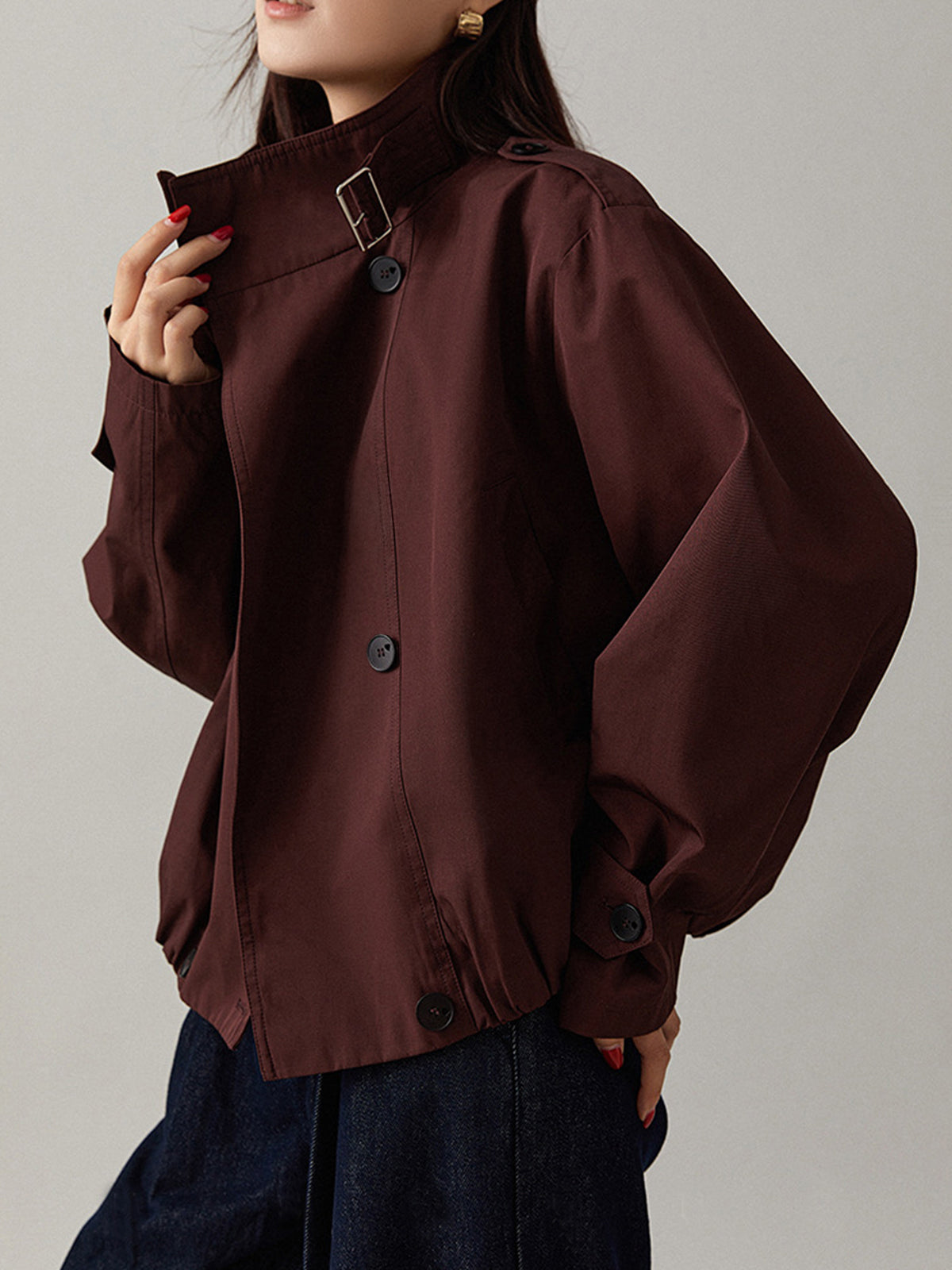 Trench-coat ample de style vintage