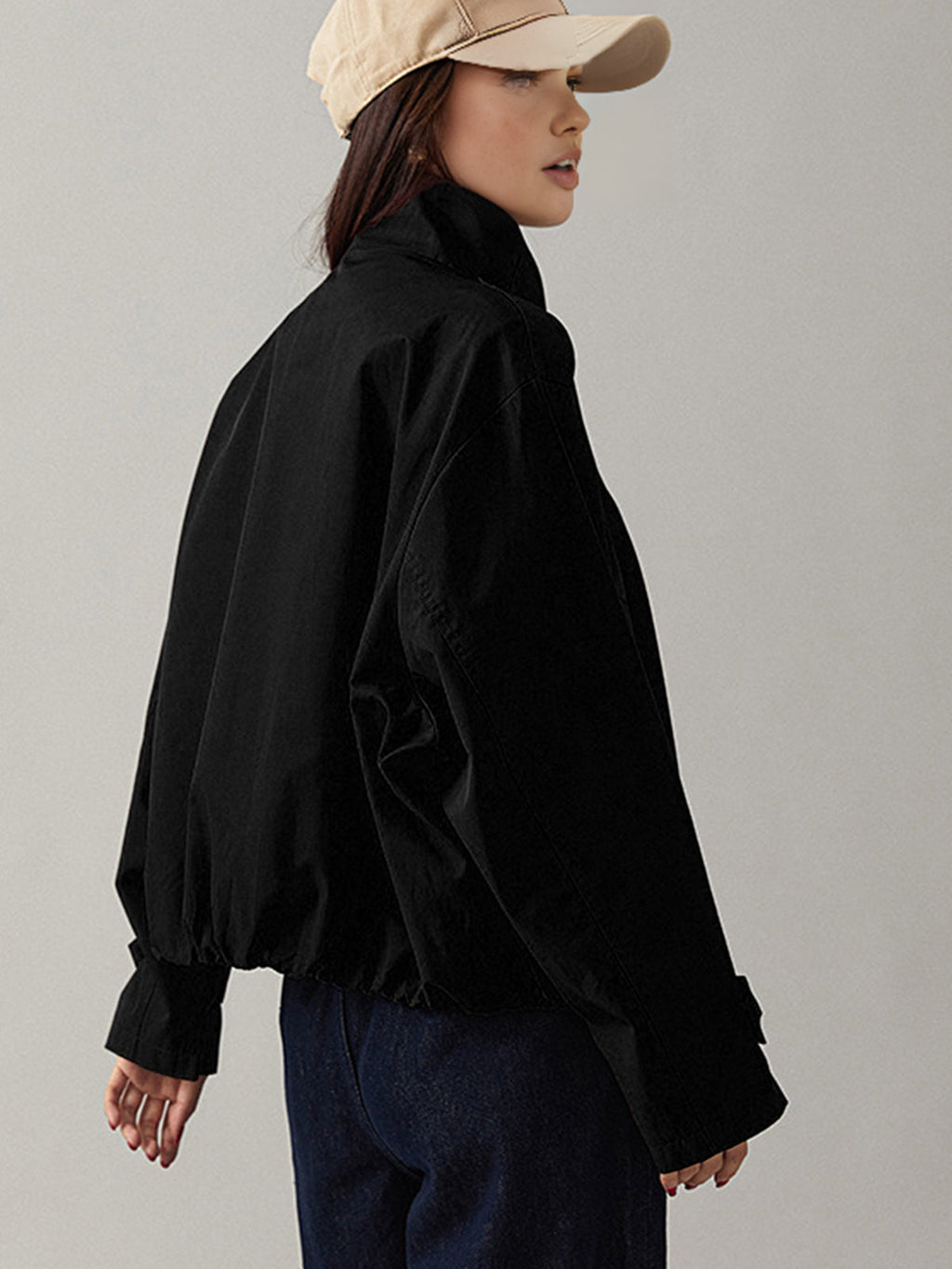 Trench-coat ample de style vintage