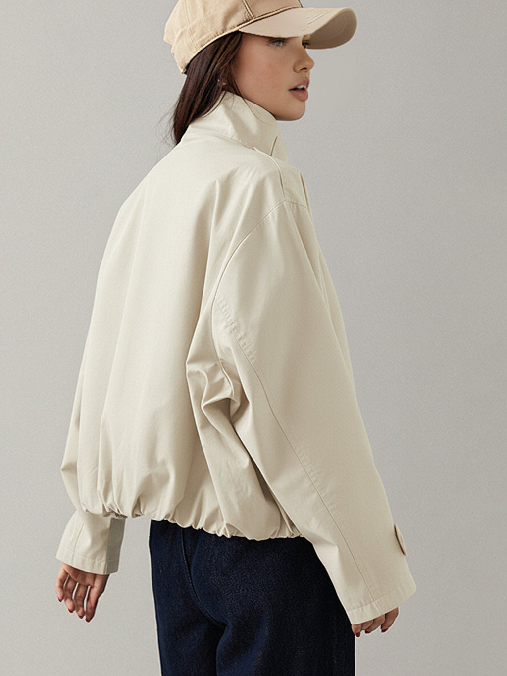 Trench-coat ample de style vintage