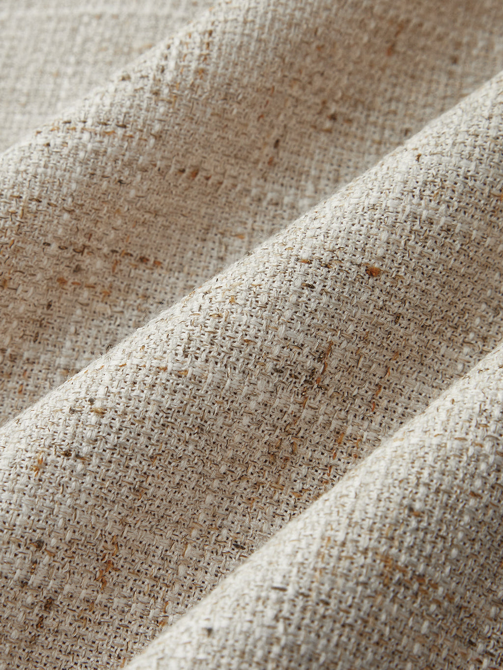 Pantalon Large Texturé Taille Lacet Croisé