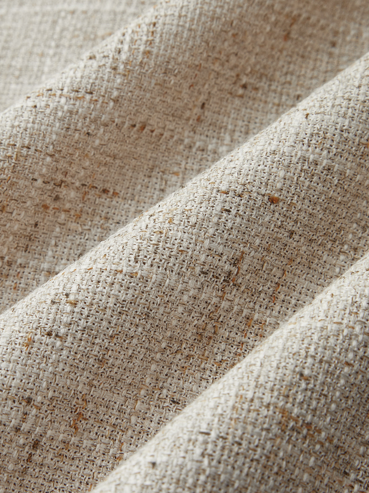 Pantalon Large Texturé Taille Lacet Croisé