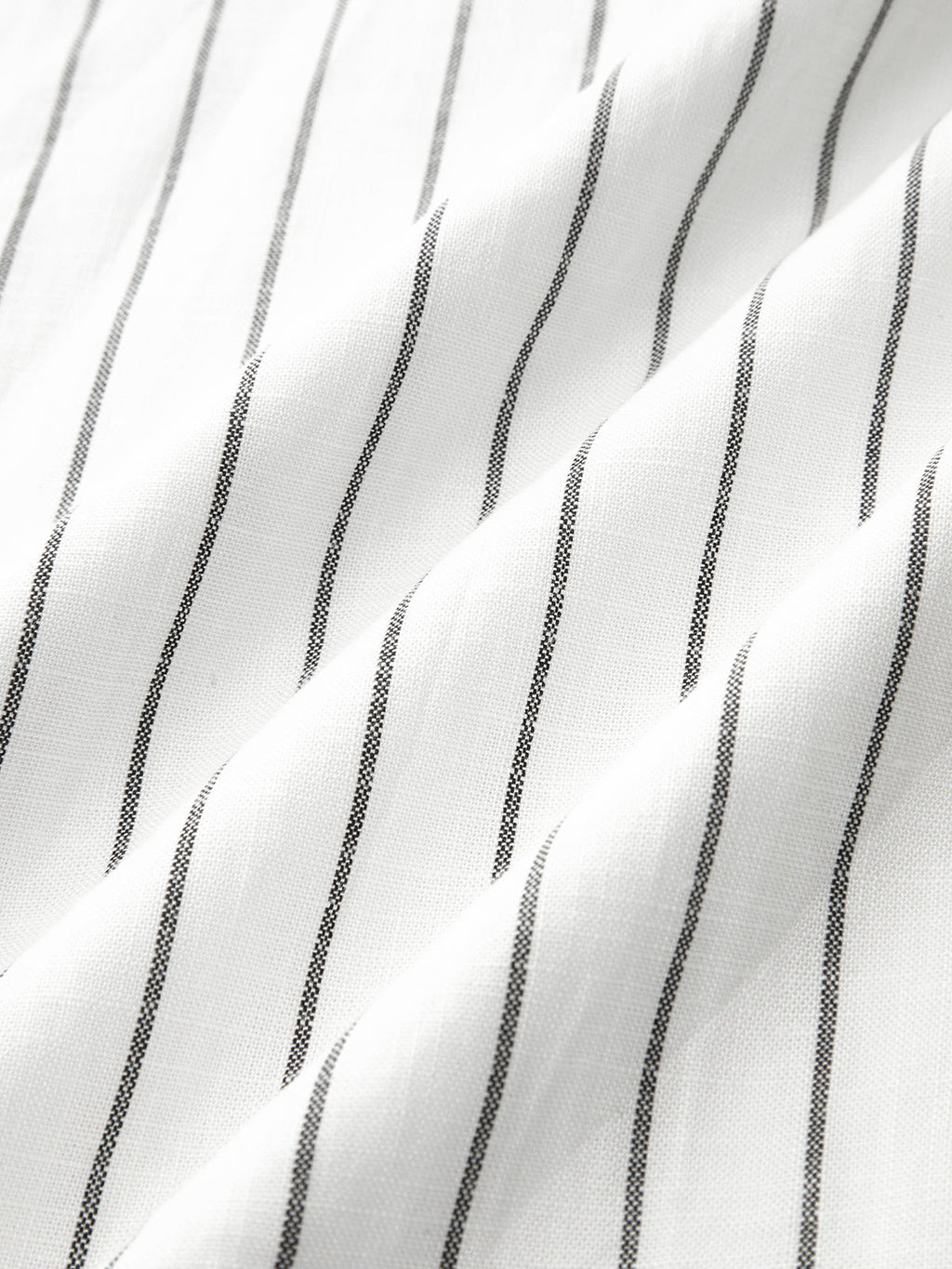 Pantalon Large Coton-Lin À Rayures