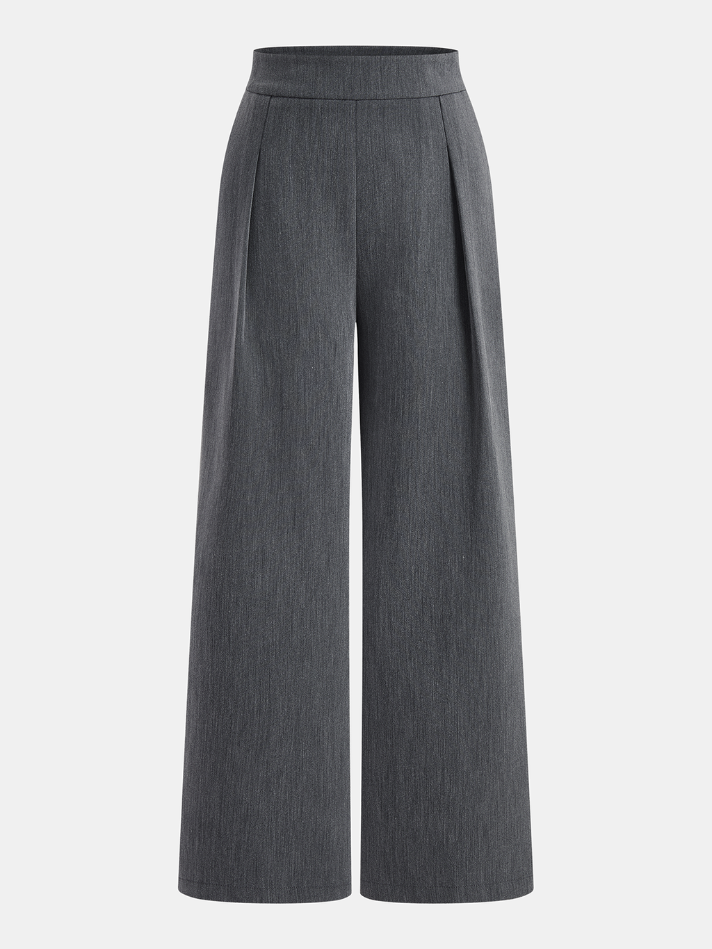 Ensemble Top Asymétrique Sans Manches & Pantalon Plissé