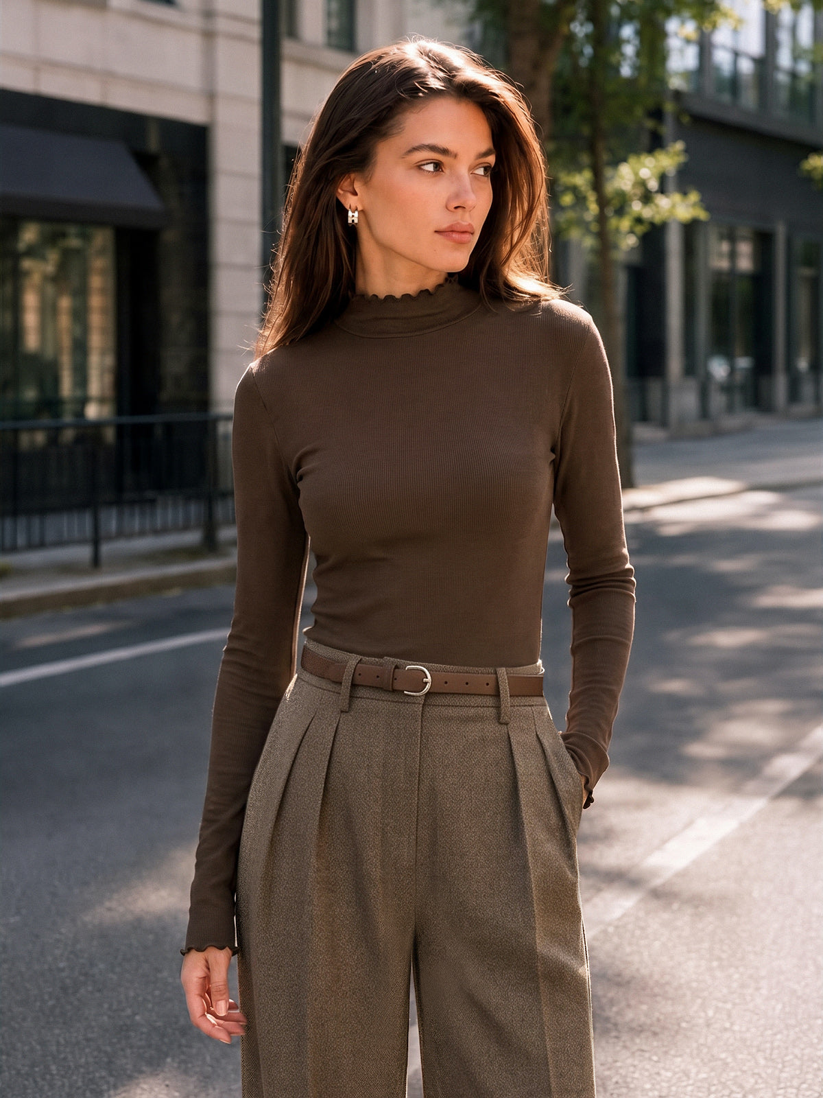 T-shirt Col Montant Esther