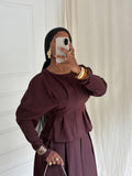 CHEMISIER / BLOUSE INTEMPORELLE BORDEAUX