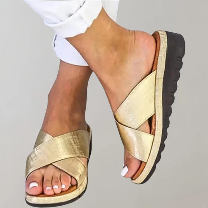 Élégantes Sandales Femme Croisées Confortables