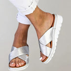 Élégantes Sandales Femme Croisées Confortables