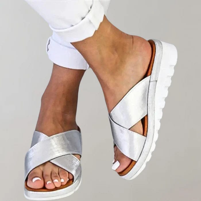 Élégantes Sandales Femme Croisées Confortables