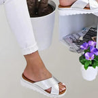 Élégantes Sandales Femme Croisées Confortables