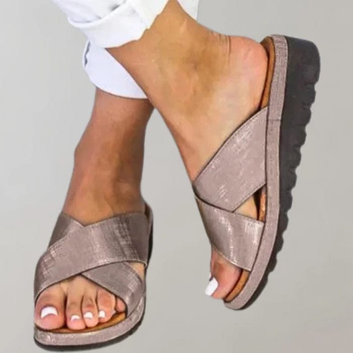 Élégantes Sandales Femme Croisées Confortables
