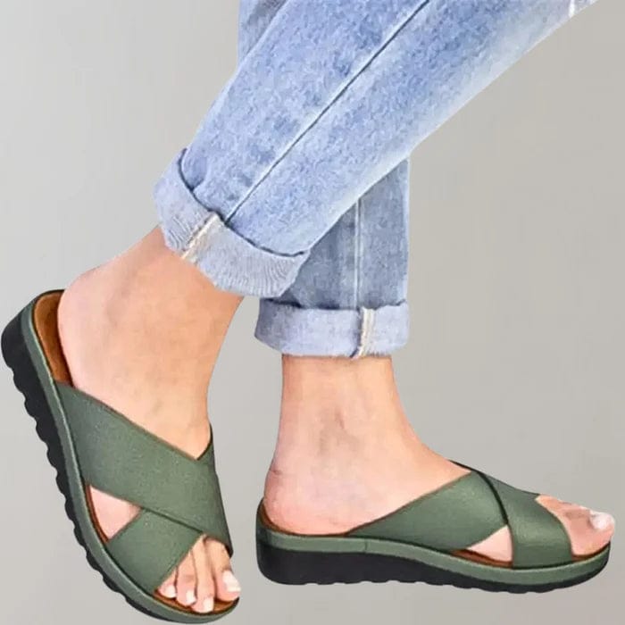 Élégantes Sandales Femme Croisées Confortables