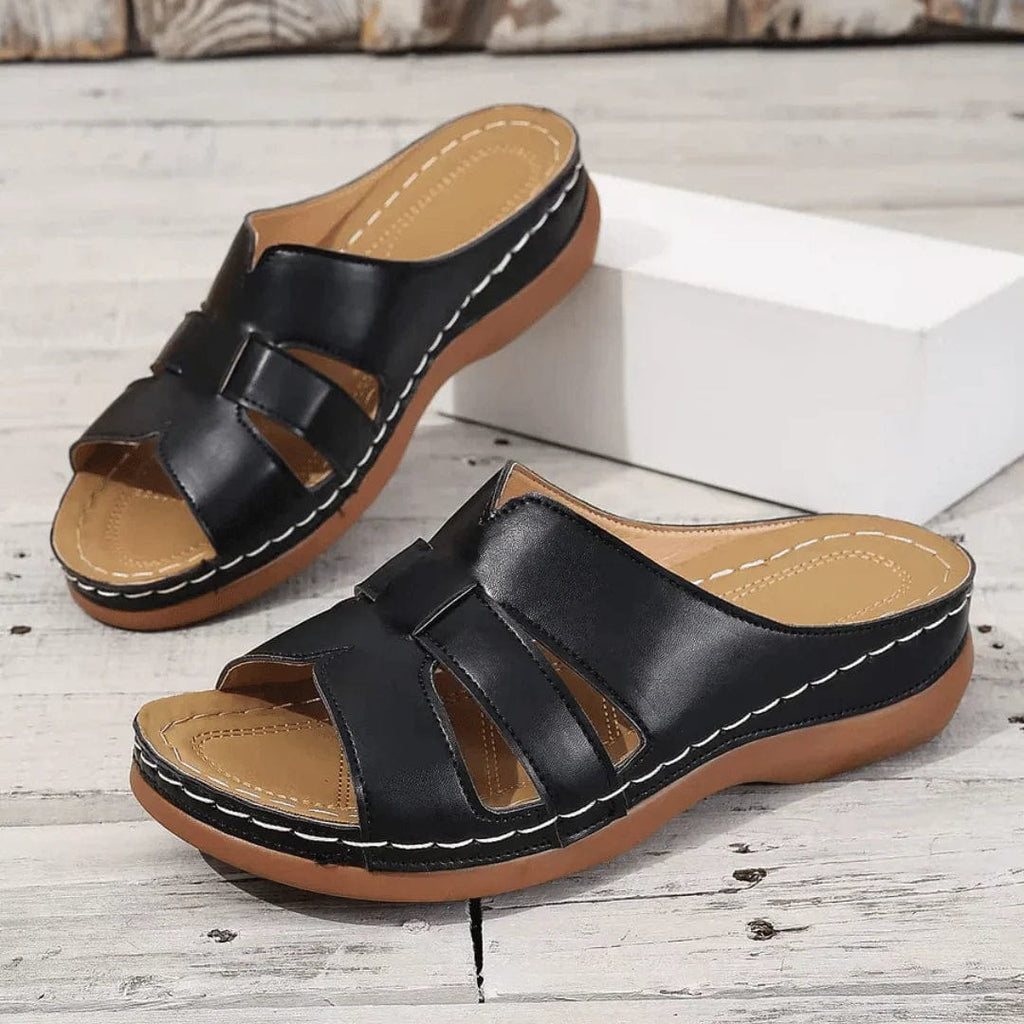 Confortables Sandales à Glissière Élégantes