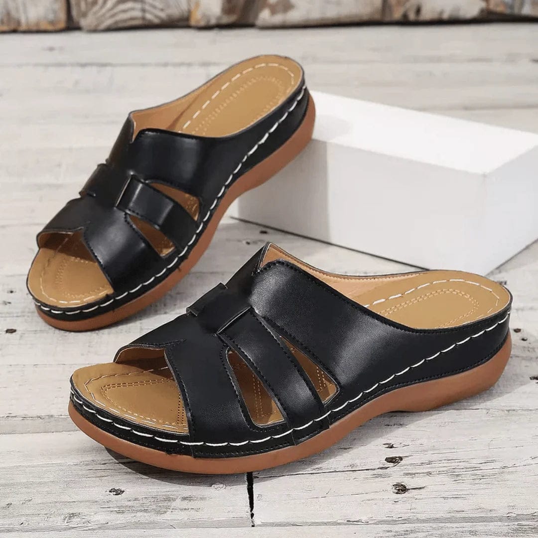 Confortables Sandales à Glissière Élégantes