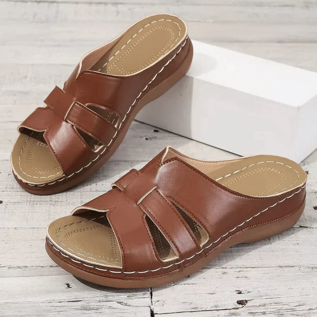 Confortables Sandales à Glissière Élégantes