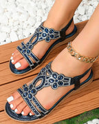Élégantes Sandales à Bijoux Confortables