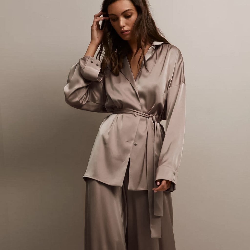 ENSEMBLE CONFORTABLE ET ELEGANT MARRON