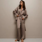 ENSEMBLE CONFORTABLE ET ELEGANT MARRON