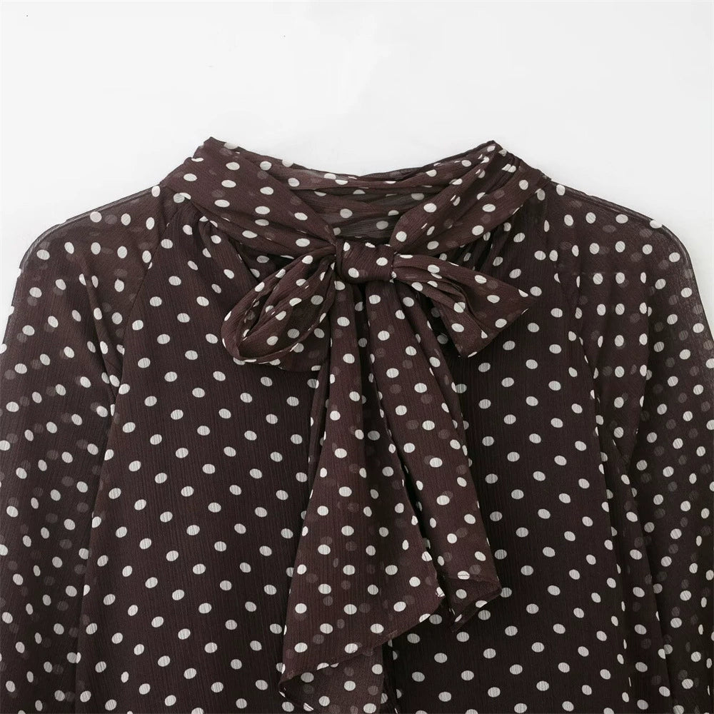 Blouse à Pois Sofia