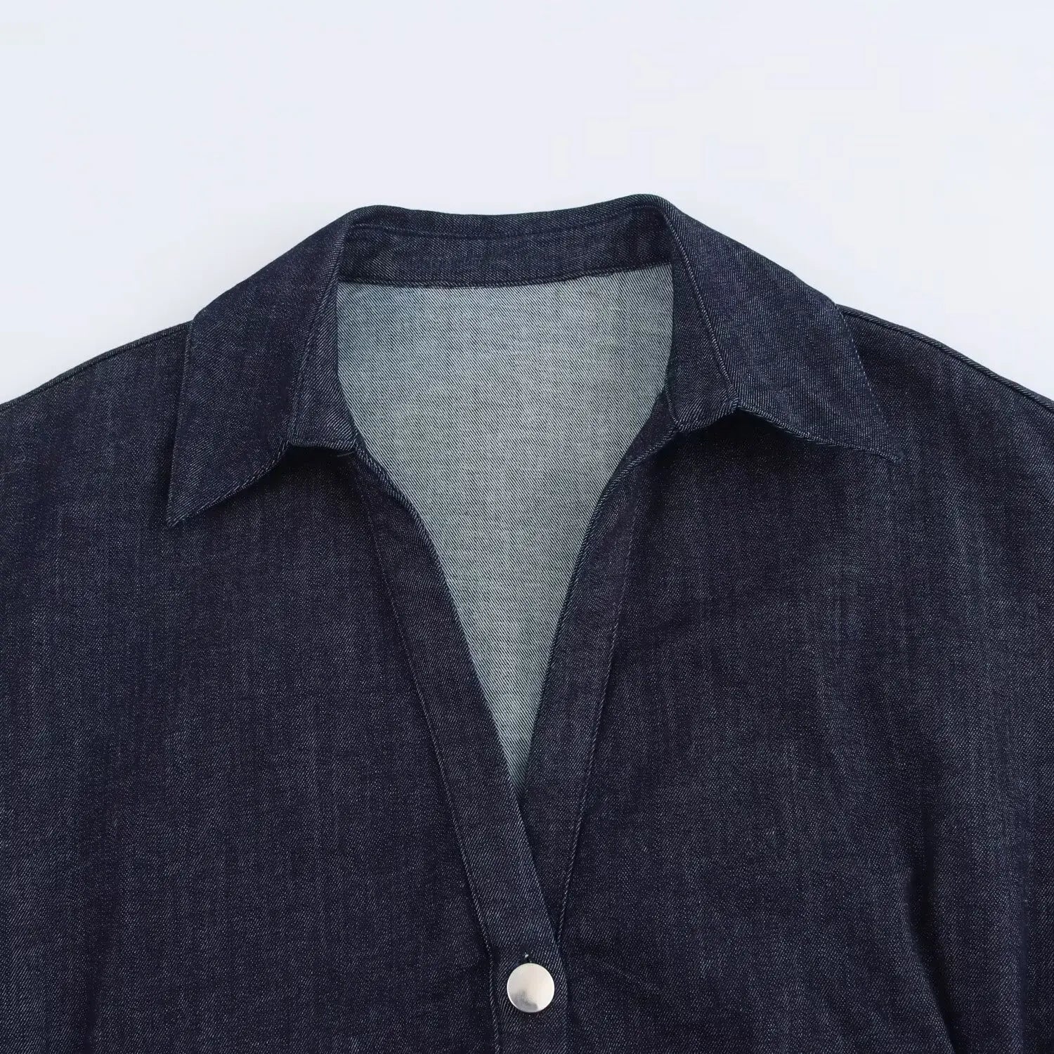 Robe Mi-Longue en Denim