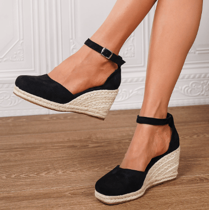Espadrilles à Talon Élégantes Compensées