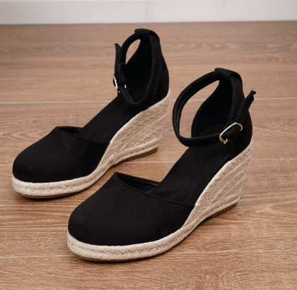 Espadrilles à Talon Élégantes Compensées
