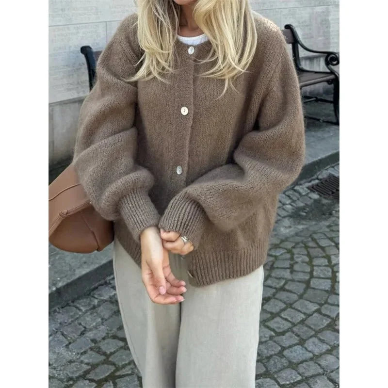 Cardigan en maille douce