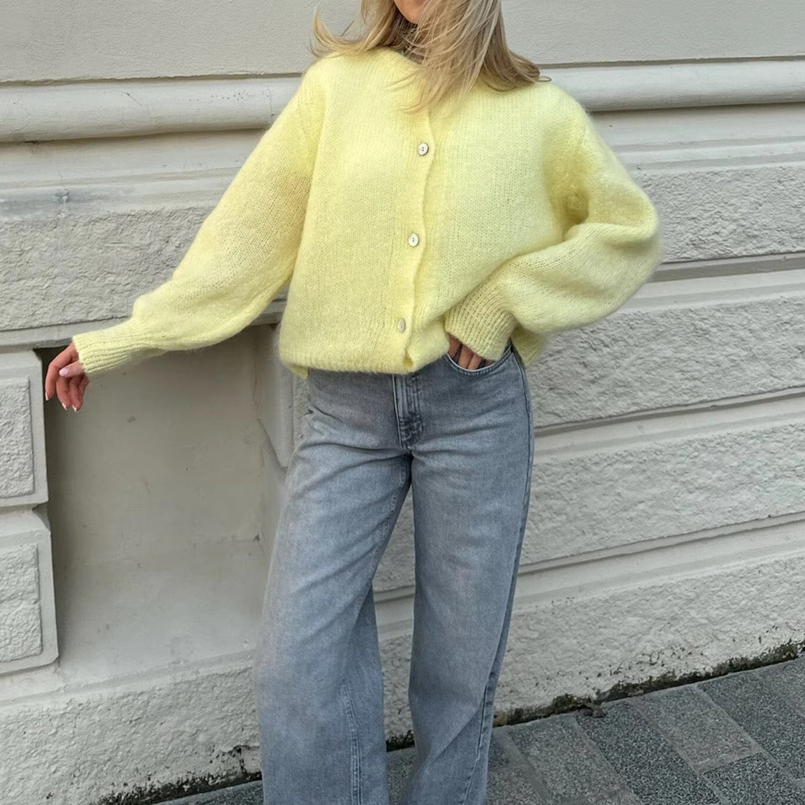Cardigan en maille douce