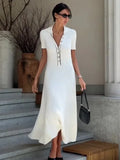 Robe en maille tricot