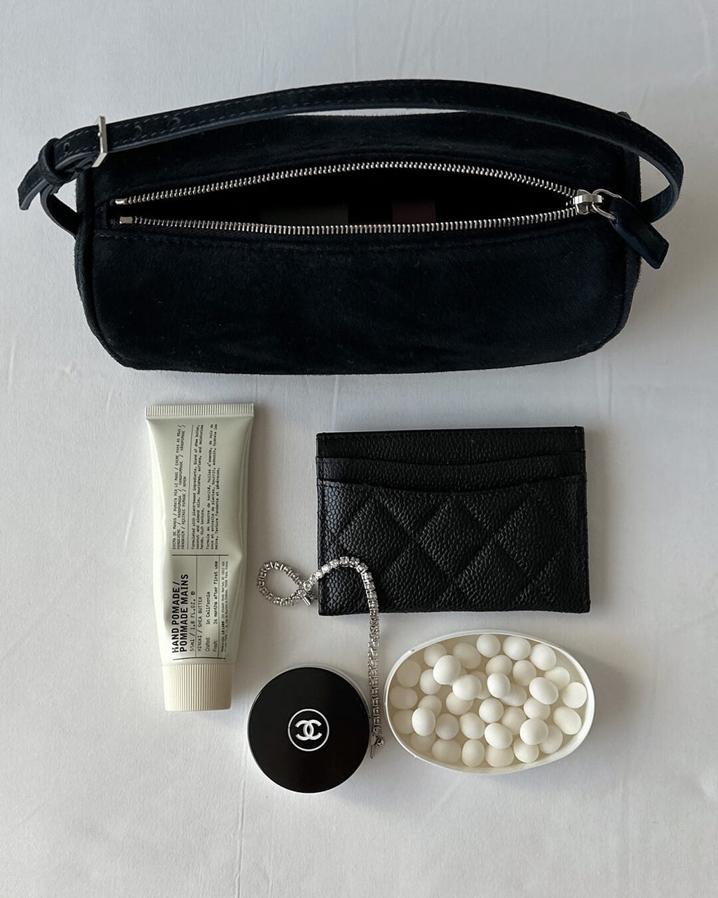 Mini sac à main en daim