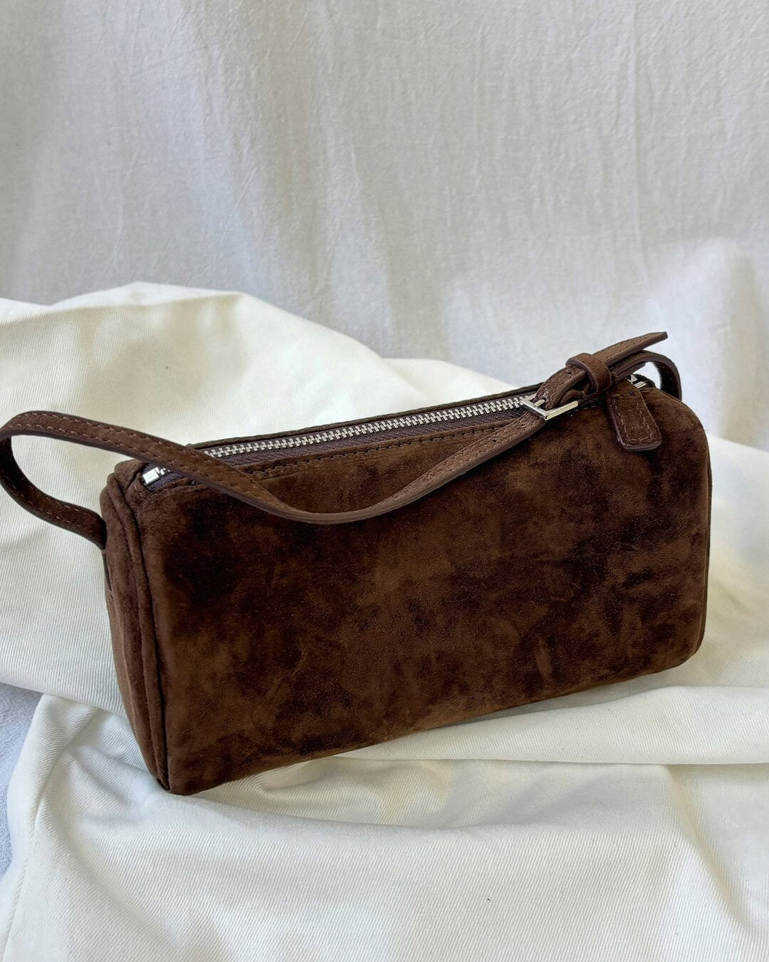 Mini sac à main en daim