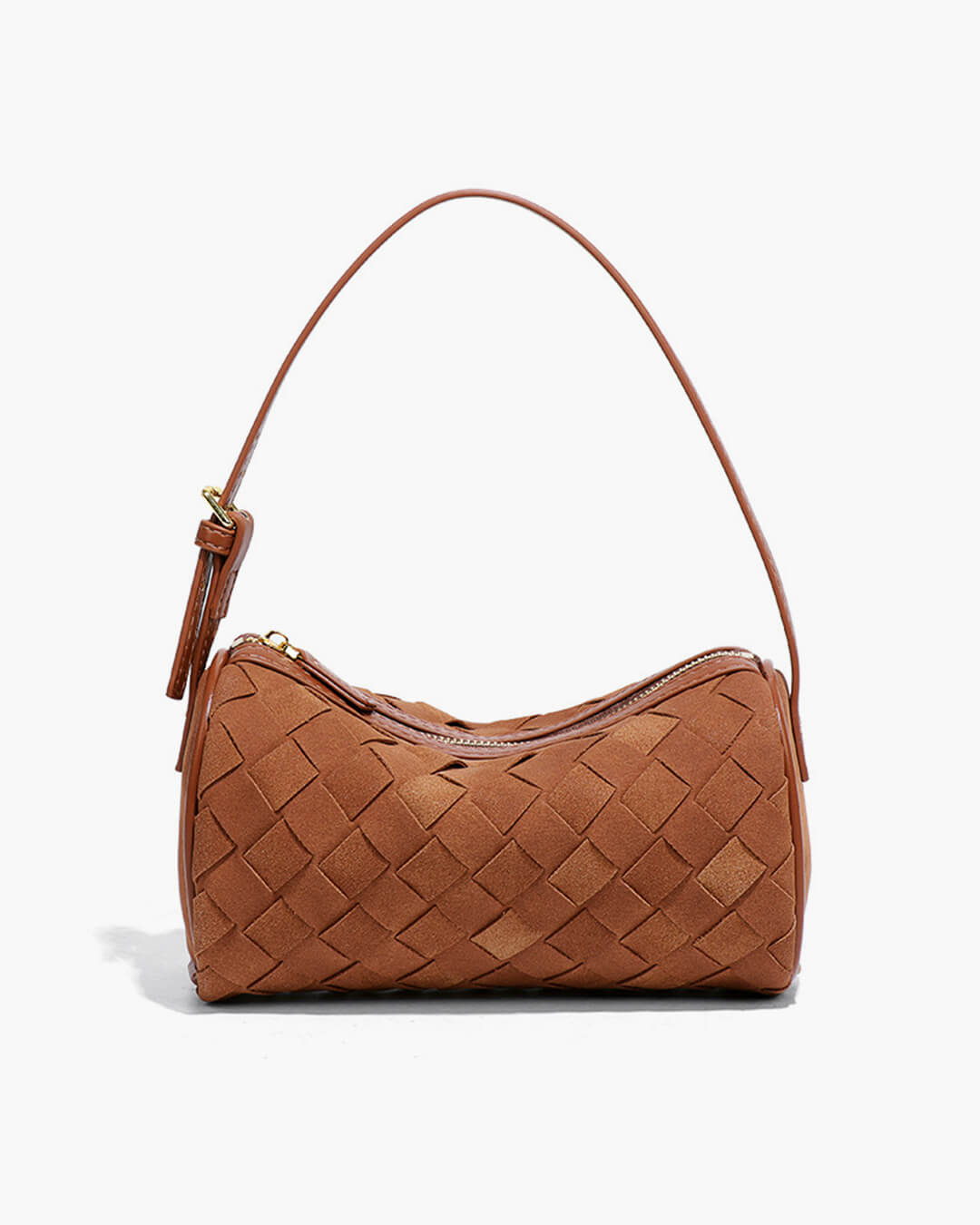 Sac à main en daim tressé
