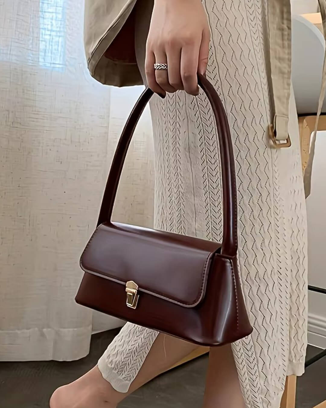 Sac à main en cuir