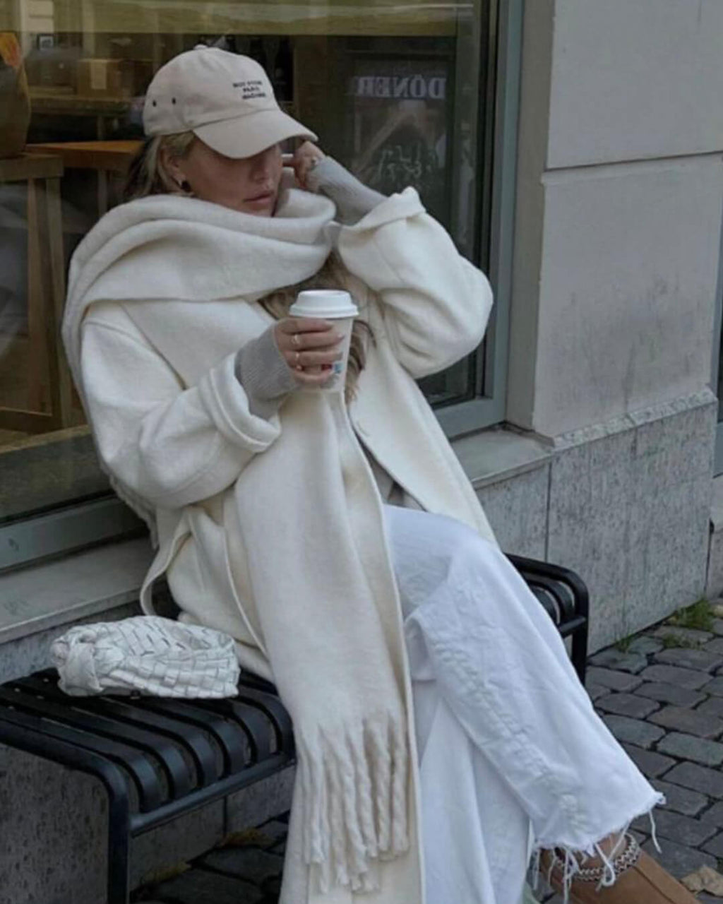 Écharpe d'Hiver à Franges