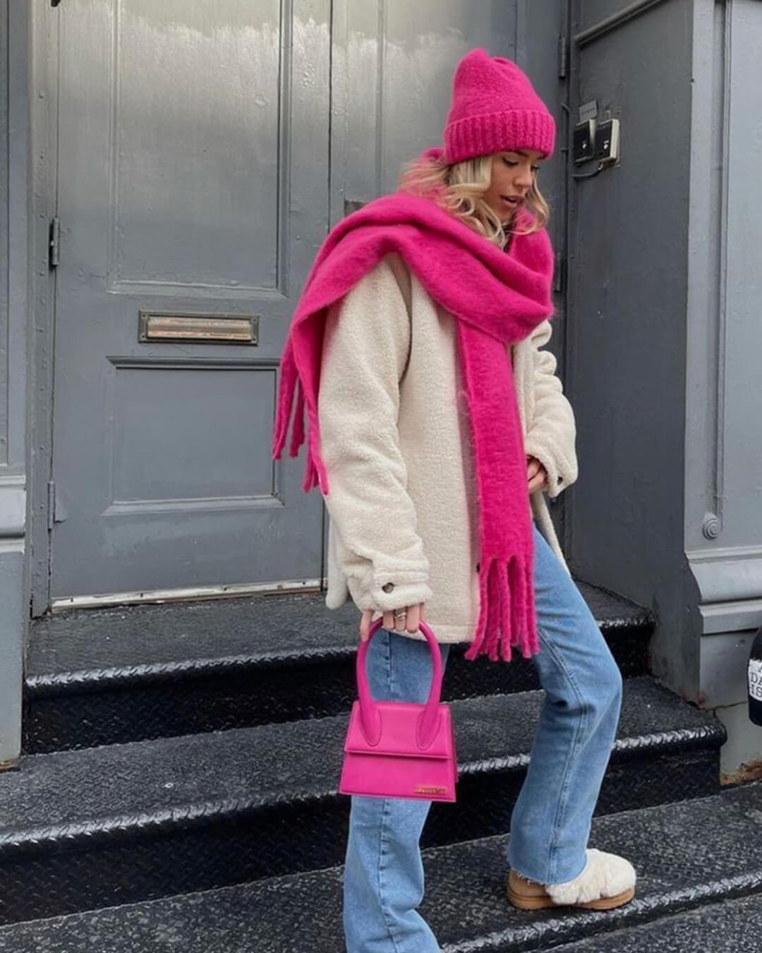 Écharpe d'Hiver à Franges