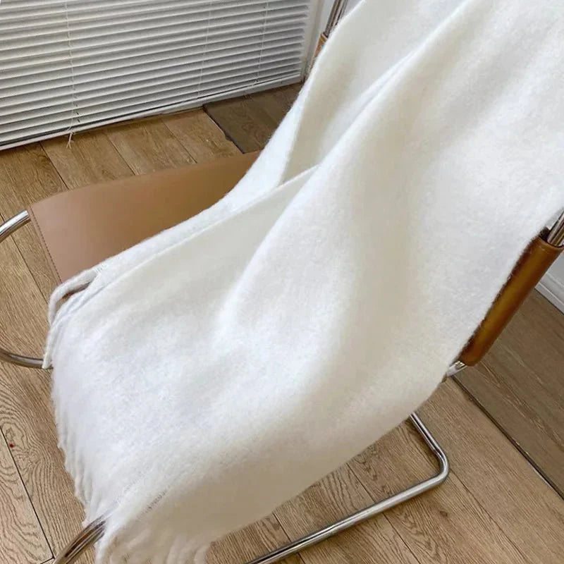 Écharpe d'Hiver à Franges