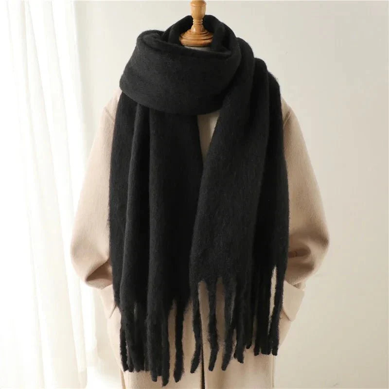 Écharpe d'Hiver à Franges