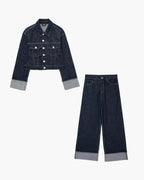 Ensemble en denim vintage