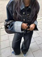 Ensemble en denim vintage