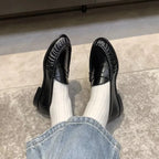 Mocassins à enfiler en simili cuir