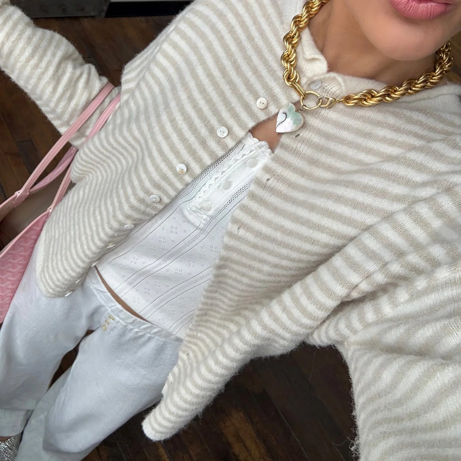 Cardigan à rayures