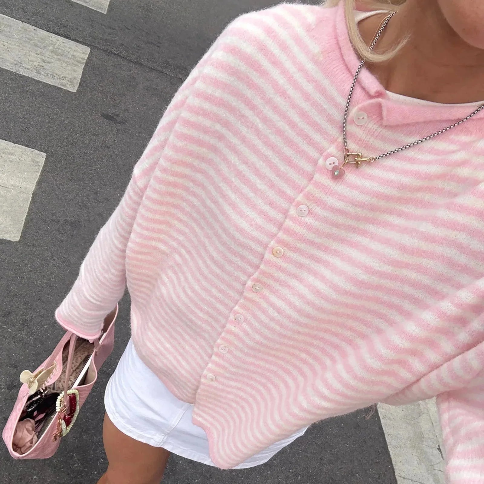 Cardigan à rayures